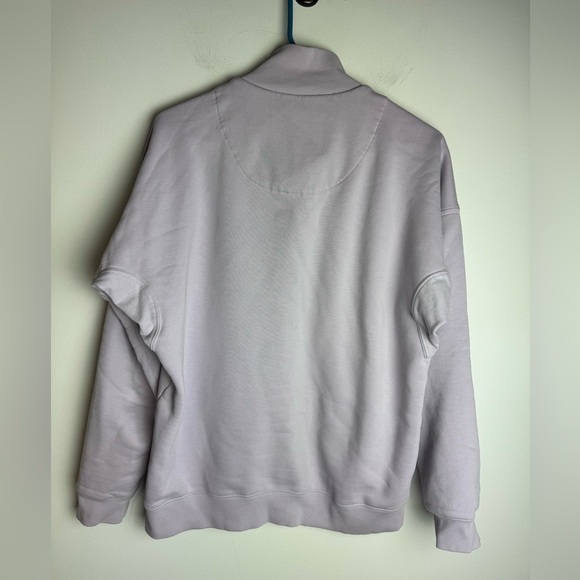 Men's adidas 1/2-zip Solid Color Small Logo Half Zipper - Picture 5 of 9